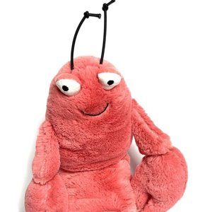 Jellycat London Larry The Red Lobster Plush Stuffed Corduroy Toy 15" SO SOFT